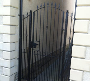 Arched Wrought Iron Gates