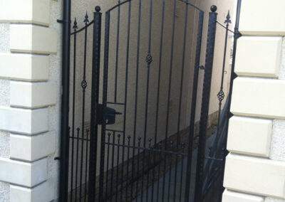 Arched Wrought Iron Gates